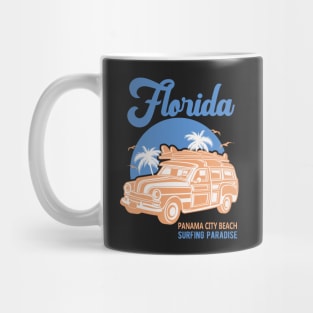 Panama City Beach Florida Surfing Paradise Mug